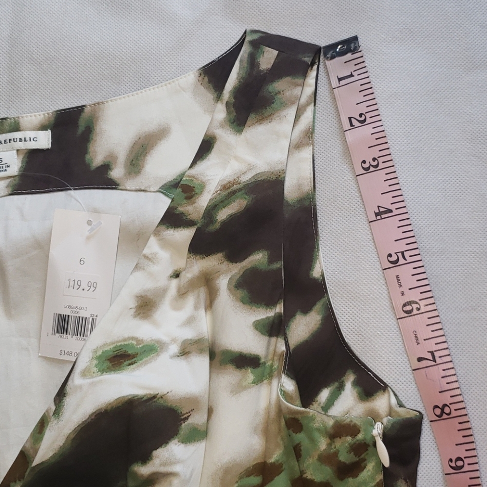 NWT Banana Republic Tropical Summer Midi Dress Size 6 - Picture 14 of 16